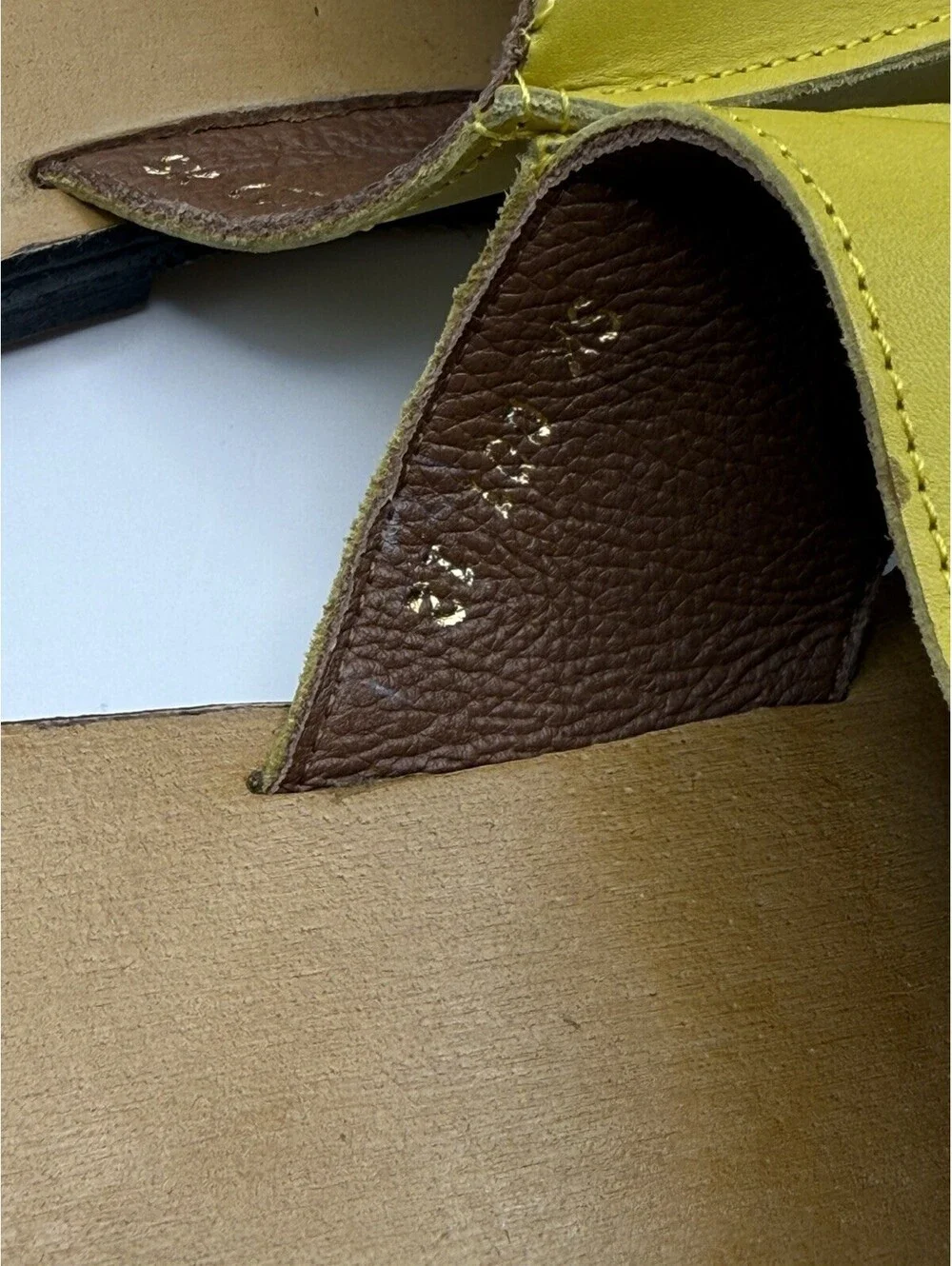 LOT of 2 Urban Trends Leather Sandals Slides Men Sz  12 Red Yellow Leather India